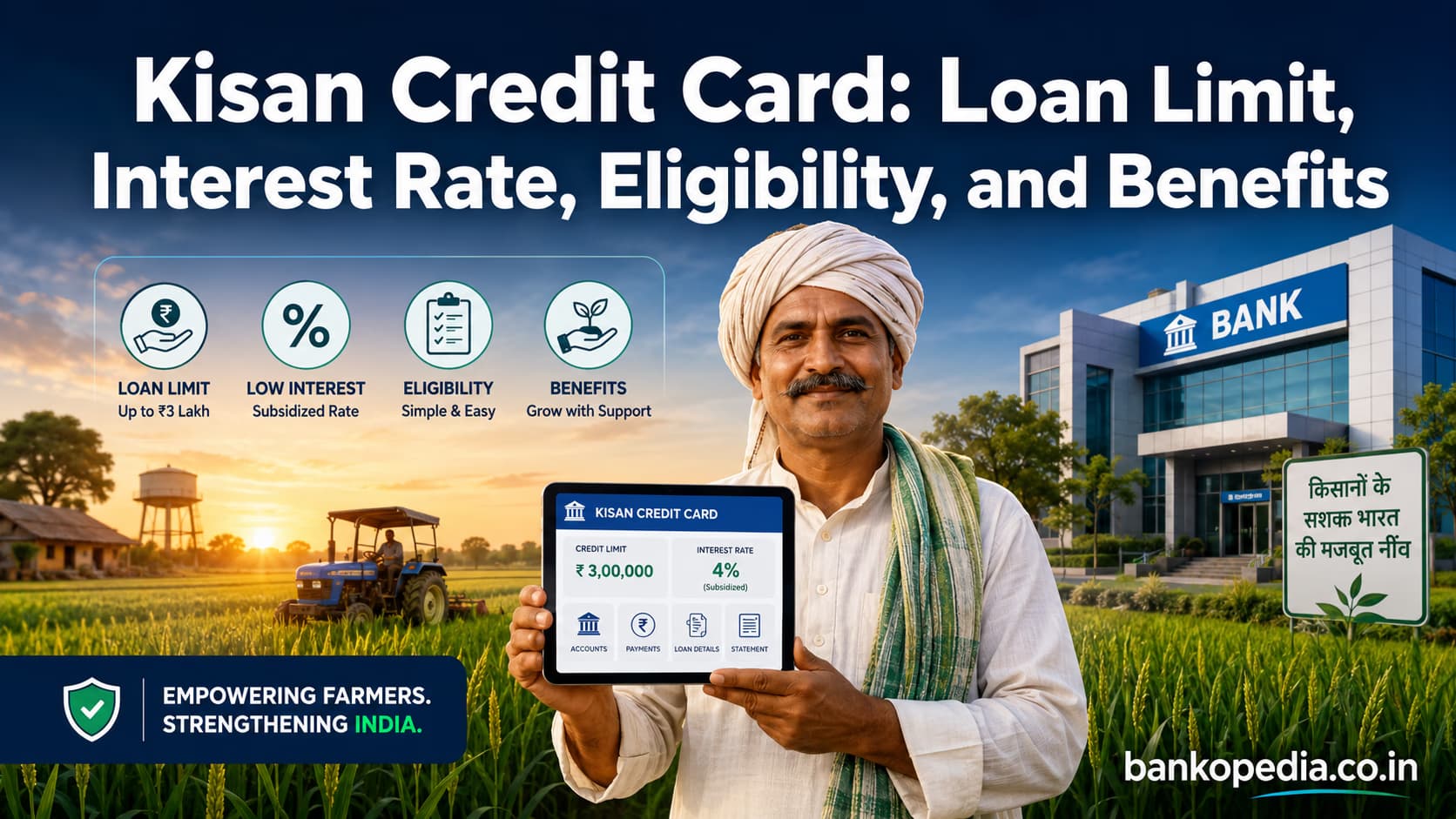 Kisan Credit Card (KCC): Loan Limit, Interest Rate, Eligibility, and Benefits